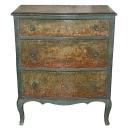 Petite Continental Painted Chest