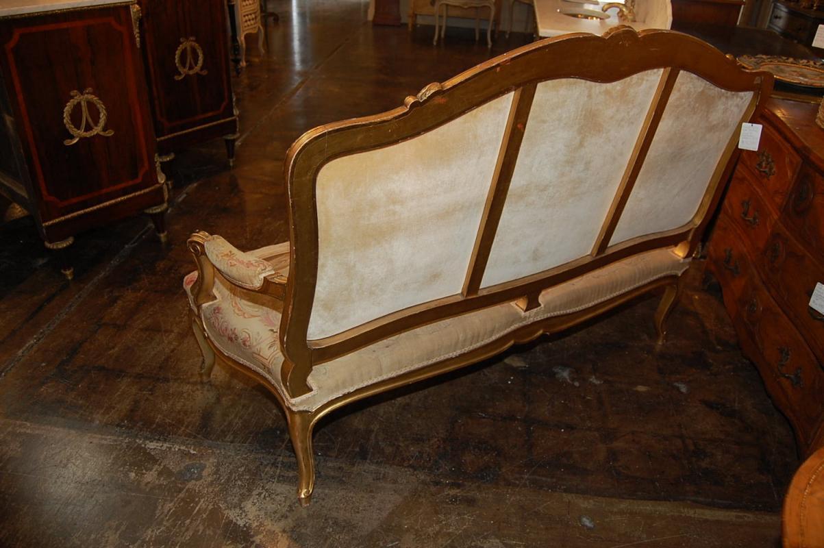 Exceptional Louis XV Aubusson Settee