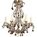 French Beaded Crystal Chandelier
