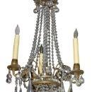 Unusual Italian Crystal Chandelier