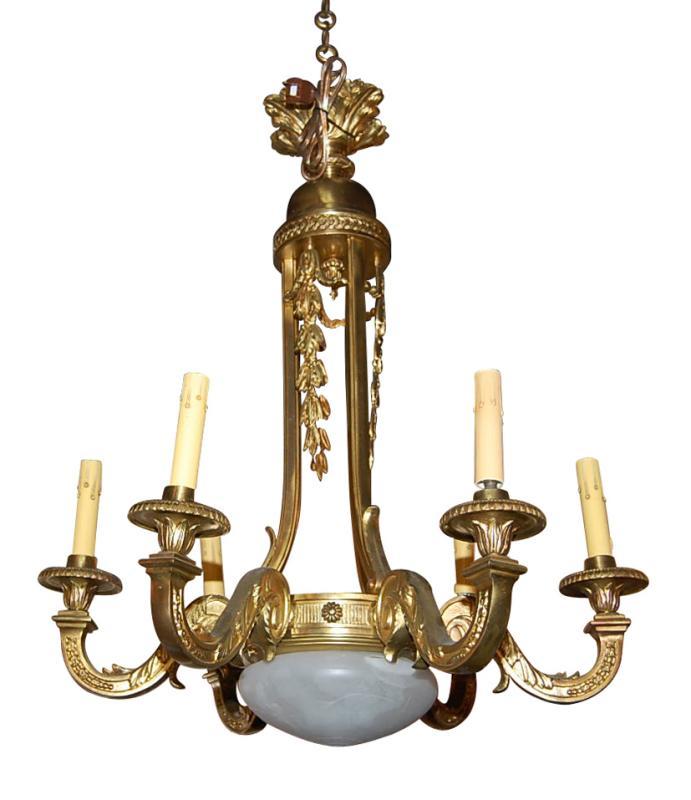 French Bronze Chandelier