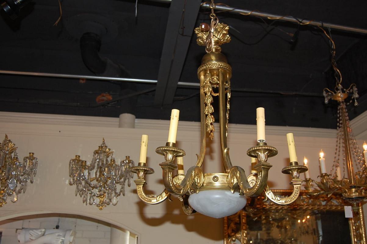 French Bronze Chandelier