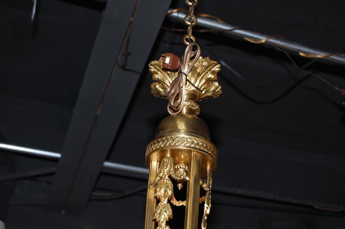 French Bronze Chandelier