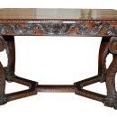 Mahogany Continental Center Table