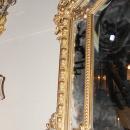 French Giltwood Cushion Mirror