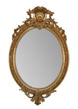 Louis XV Oval Mirror