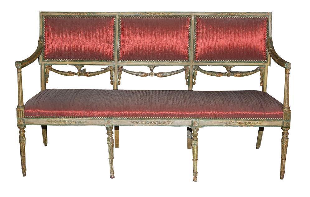 Italian Painted Settee