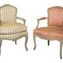 French Painted Fauteuil