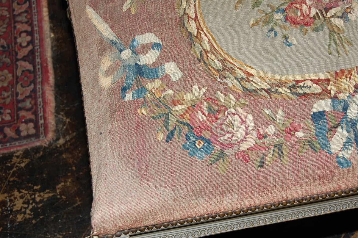 French Louis XVI Needlepoint Bench