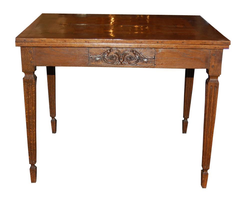 French Oak Games Table