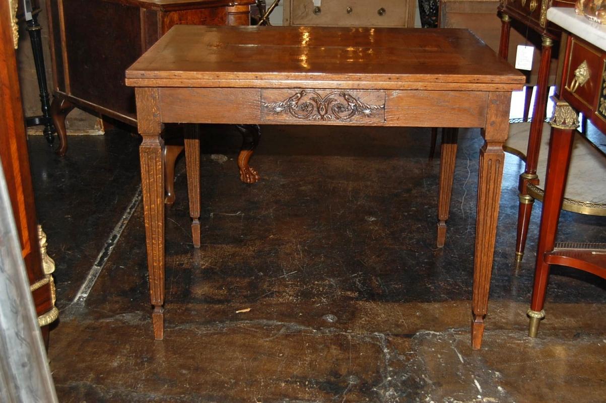 French Oak Games Table