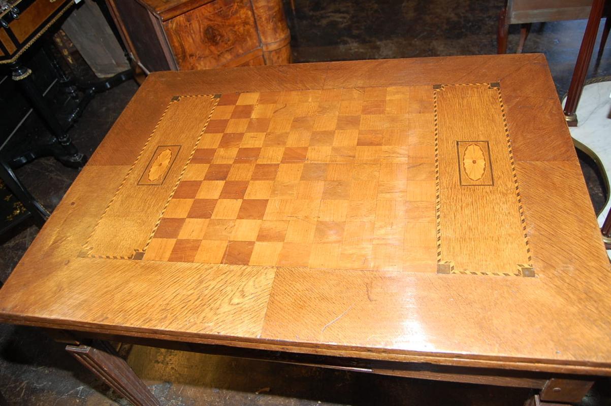 French Oak Games Table