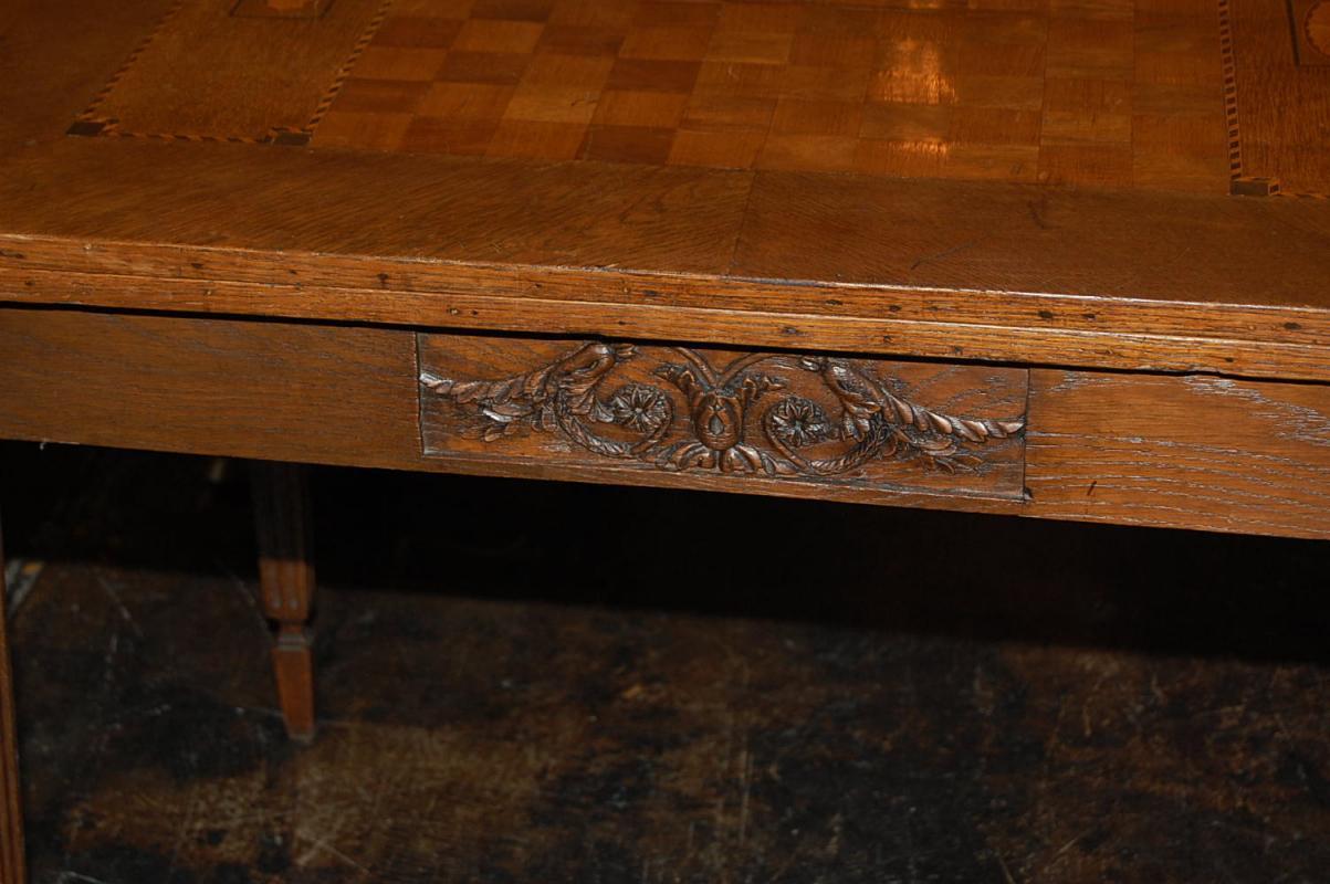 French Oak Games Table