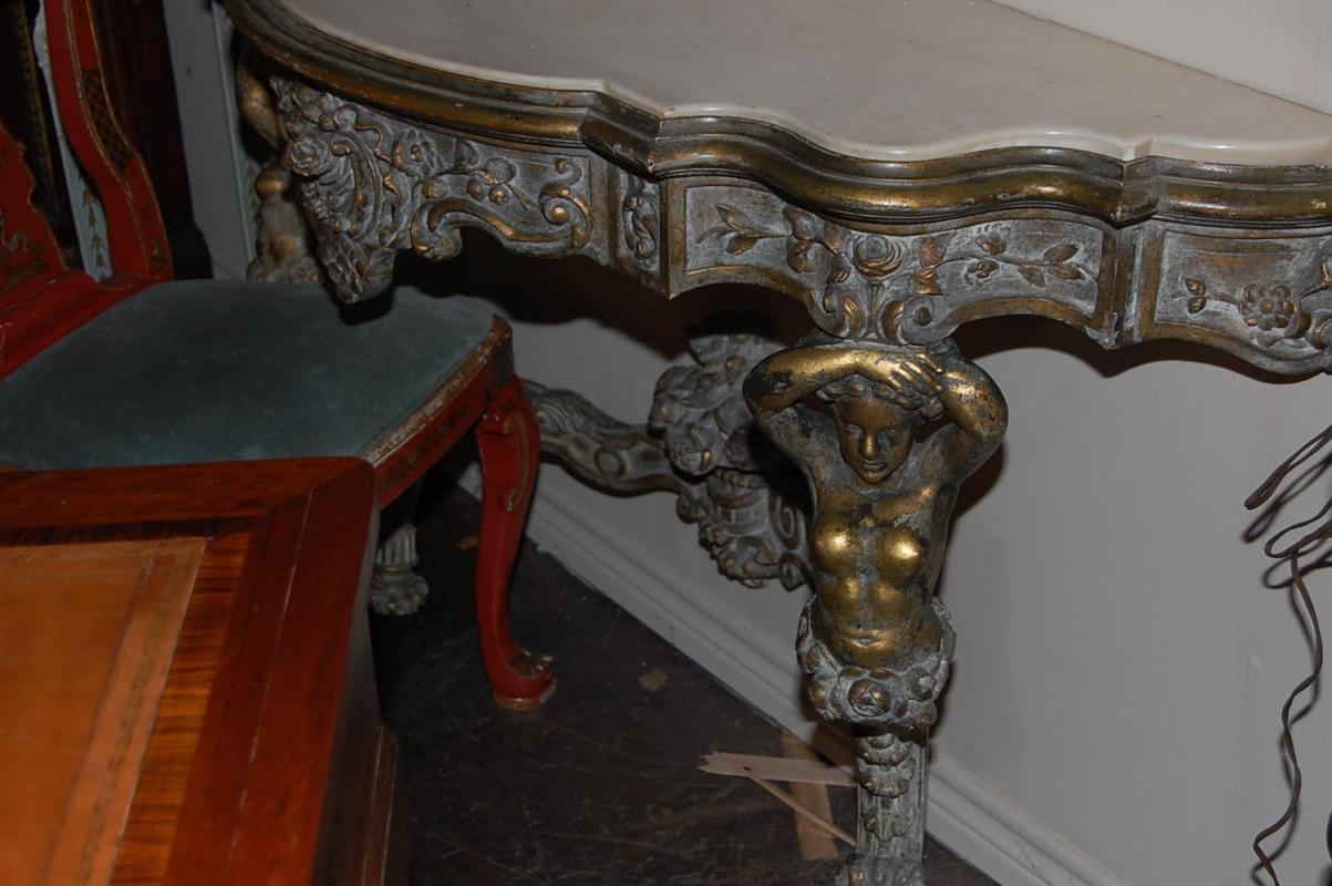 Pair Antique Italian Consoles