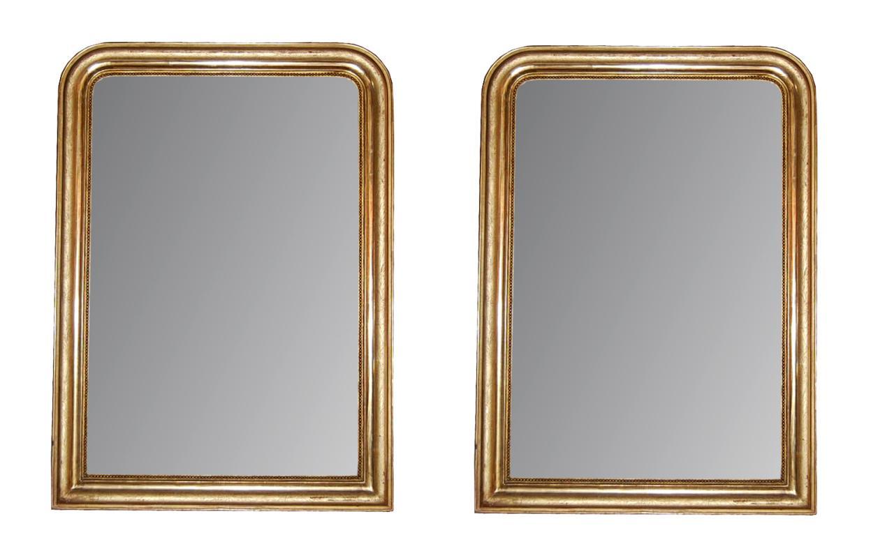 Pair French Louis Philippe Mirrors