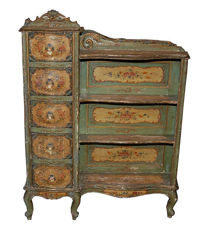 Venetian Painted Cabinet