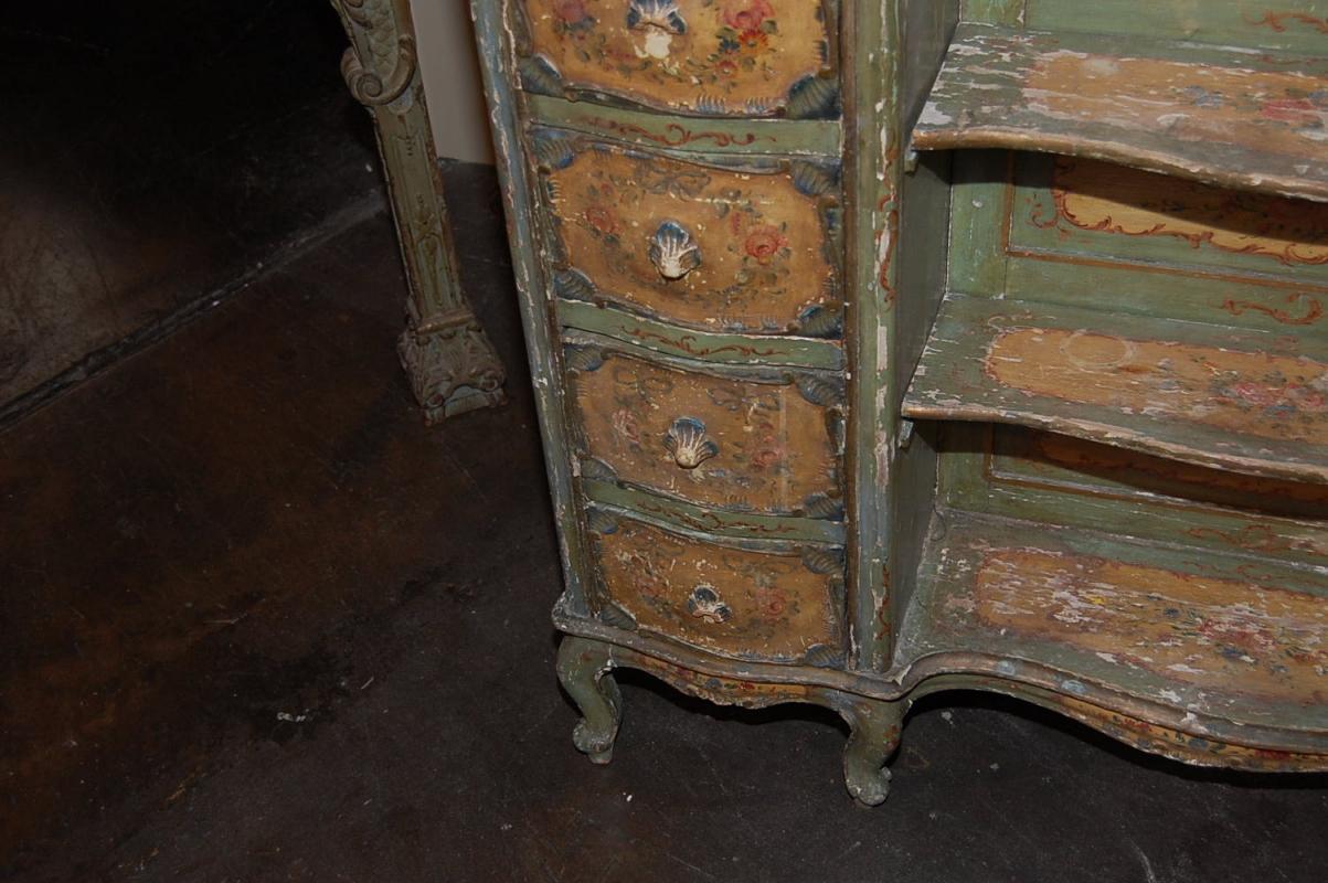 Venetian Painted Cabinet