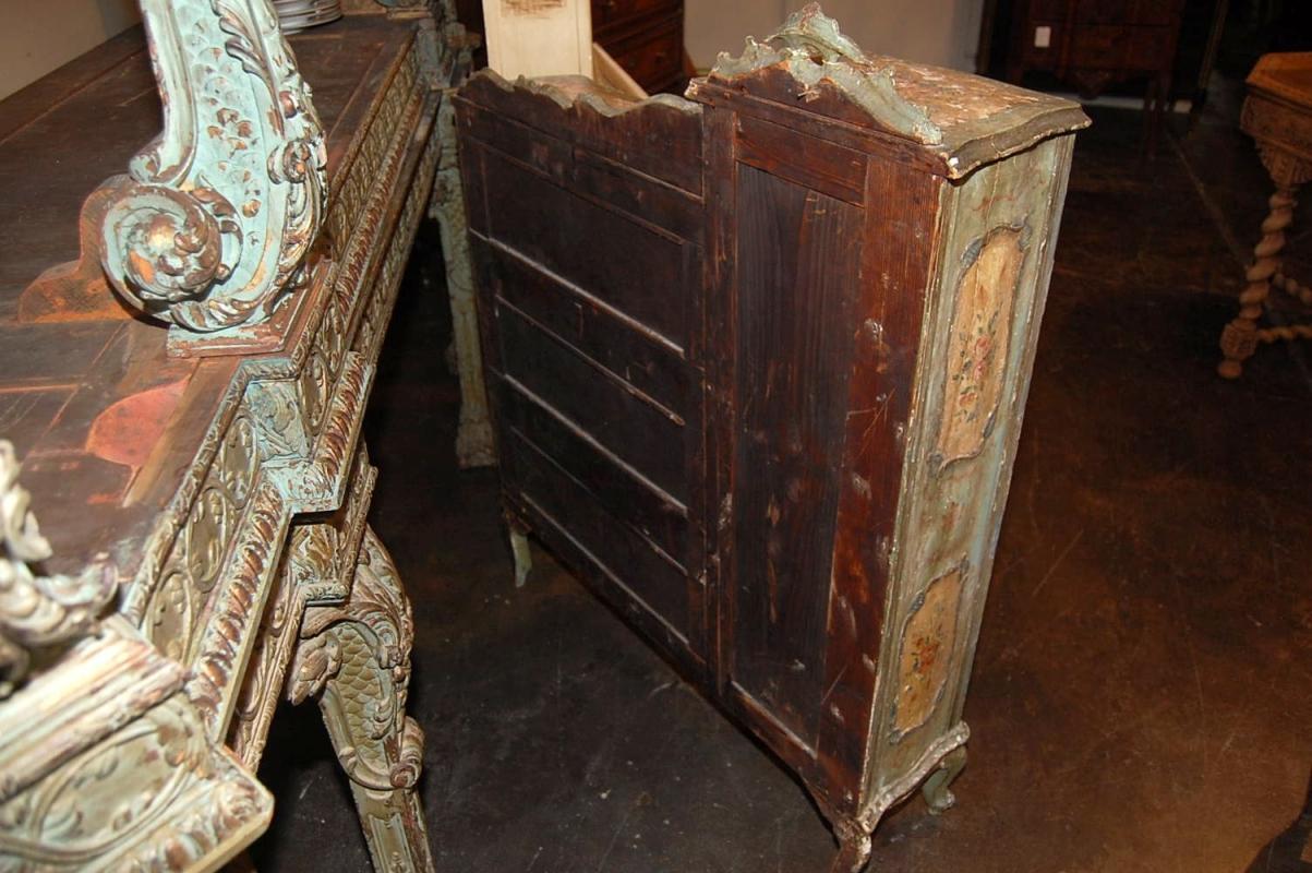 Venetian Painted Cabinet