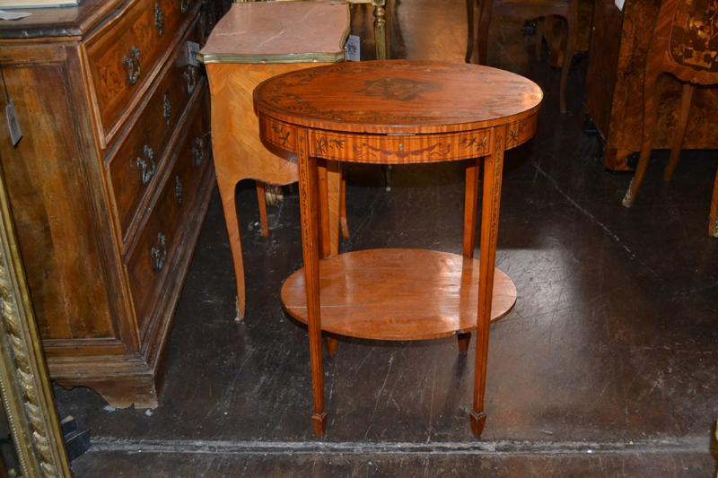 Edwardian Satinwood Occasional Table