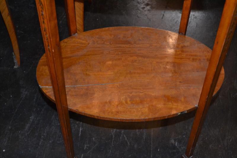Edwardian Satinwood Occasional Table