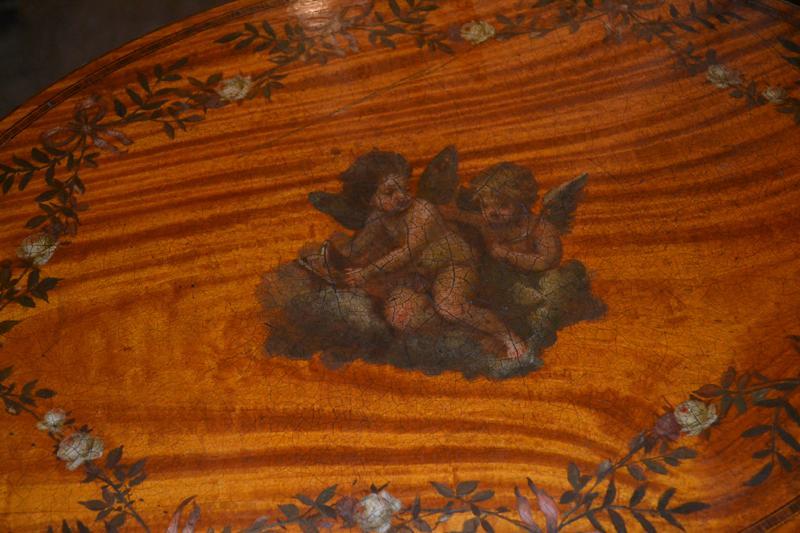 Edwardian Satinwood Occasional Table