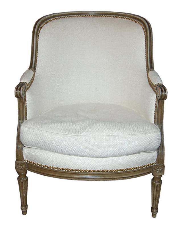 19th Century French Louis XVI Bergere