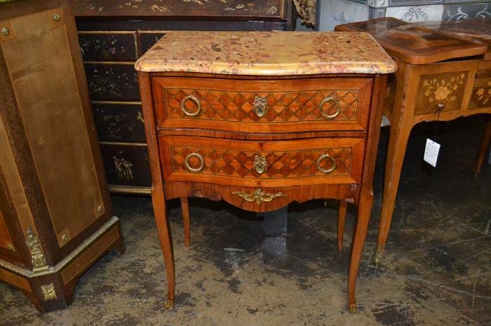 Louis XV Parquetry Commode