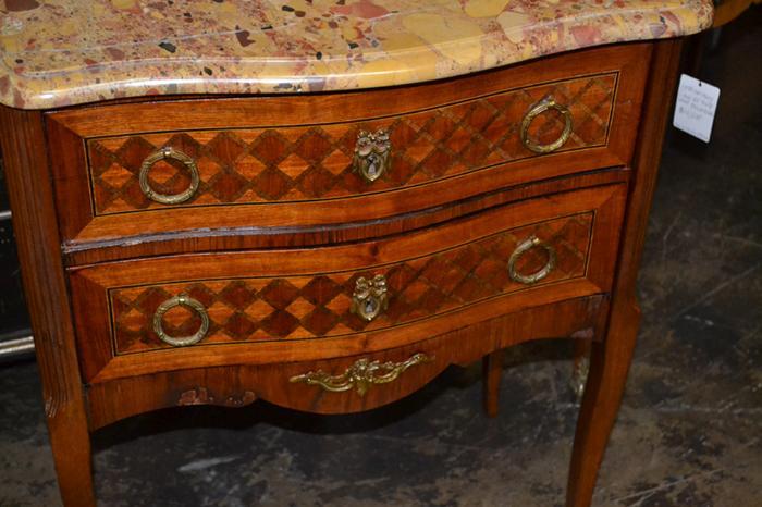 Louis XV Parquetry Commode