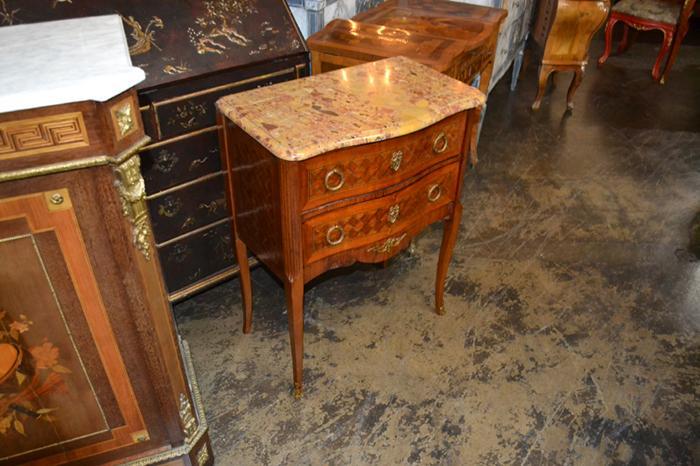 Louis XV Parquetry Commode