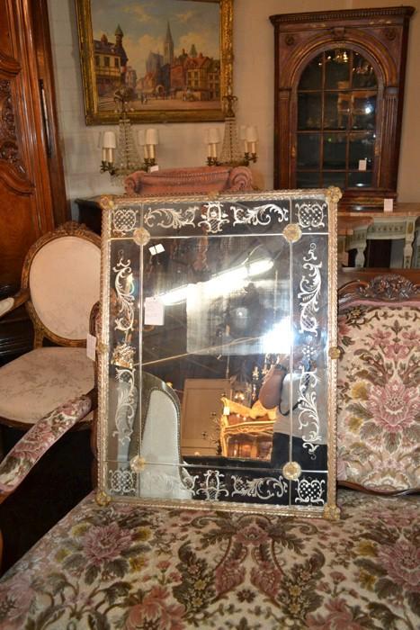 Antique Venetian Mirror