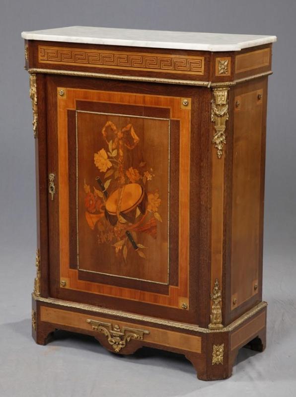 French Marquetry Inlaid Server