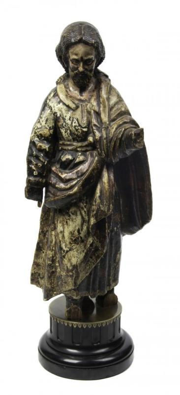 19th Century Spanish Polychromed Santos