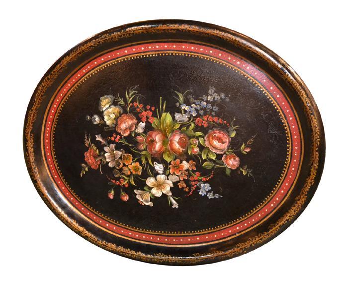 English Papier Mache Tray