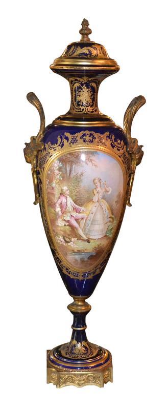 French Sevres Porcelain Vase