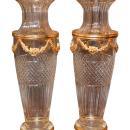 Fine Pair Baccarat Style Vases