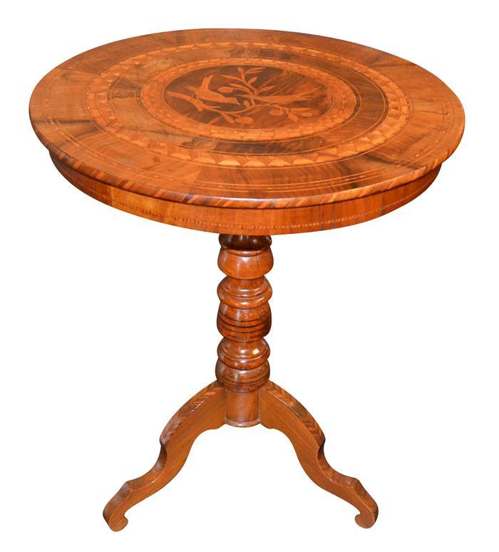 Italian Inlaid Occasional Table