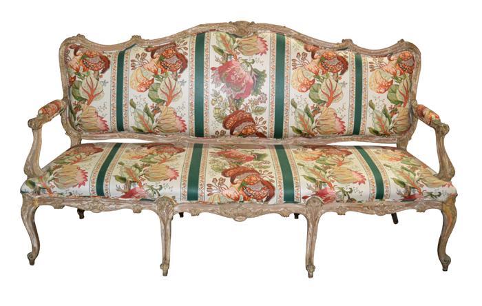 19th Century French Louis XV Settee