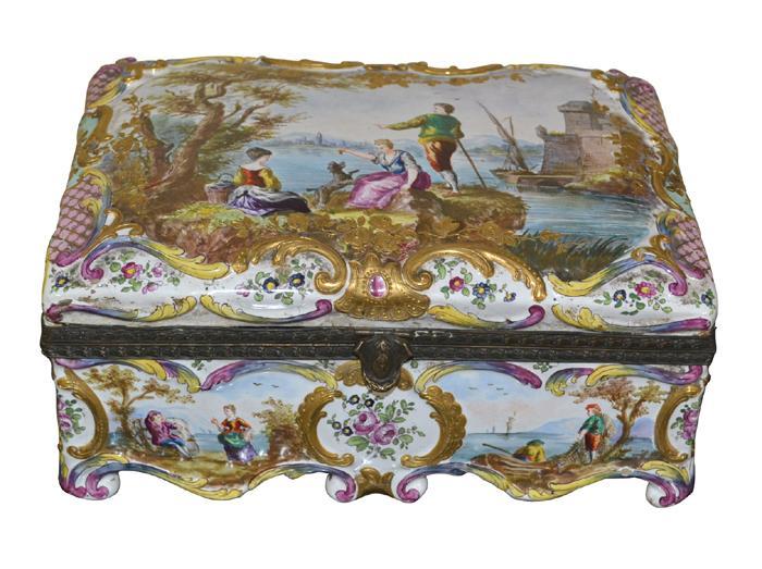 French Porcelain Sevres Box