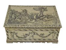 19th Century Italian Ivory Penwork Box