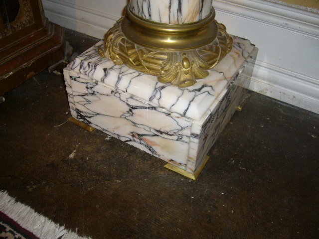 French Marble Pedestal