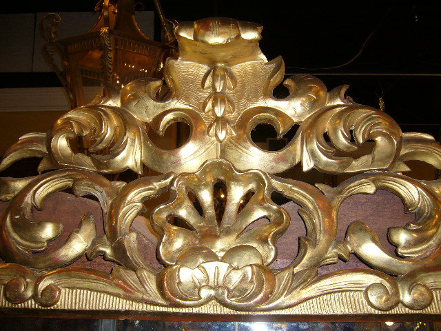 Excellent French Gilded Mirror