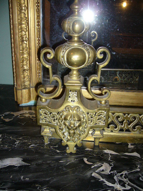 French Bronze Chenet