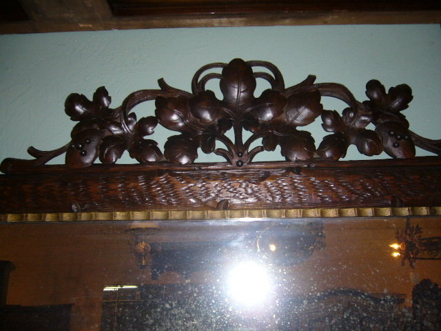 Swiss Carved Mirror