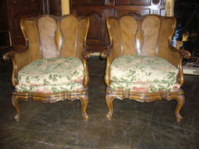 French Walnut Parlor Chairs