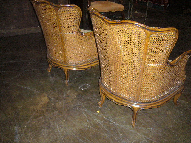 French Walnut Parlor Chairs