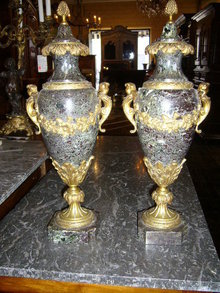 Marble and Bronze Cassollettes