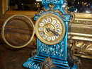Majolica Mantle Clock