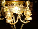 A Superb Pair of French Dore Bronze Candelabras