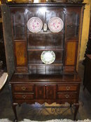 A Rare Petite Queen Ann Welsh Oak Hutch