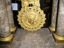 A Incredible French Napoleon III Marble and Dore Bronze Mantle Clock